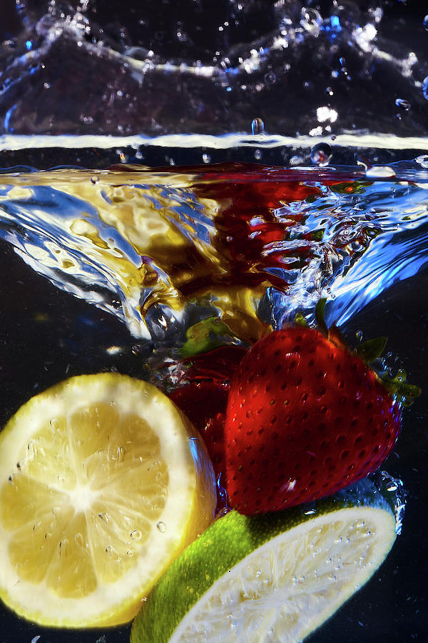 Swimming Fruits Photograph by Jon Glaser