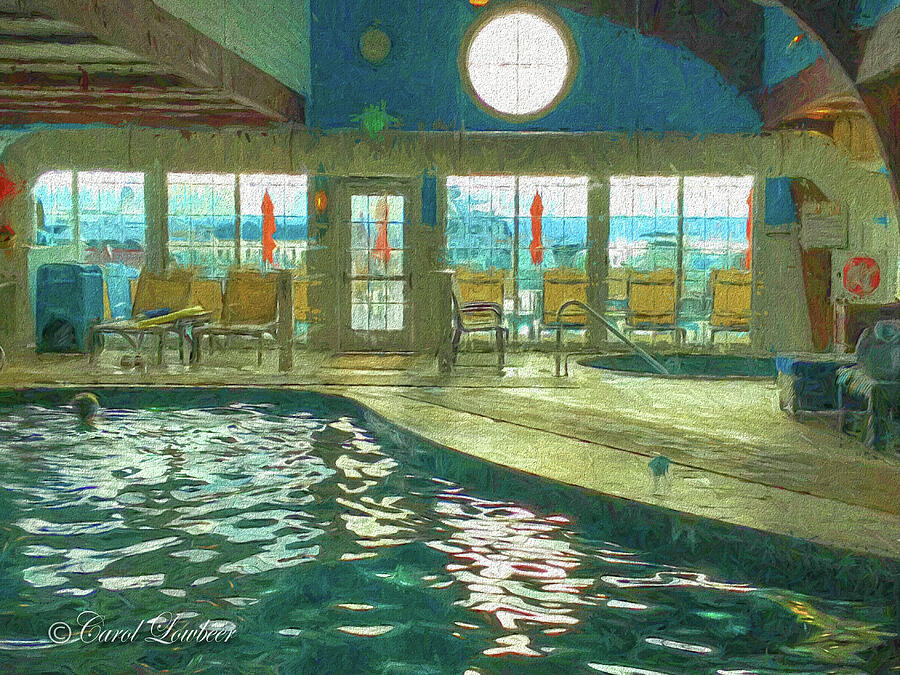 Swimming Pool Haven at Saybrook Point Photograph by Carol Lowbeer Pixels