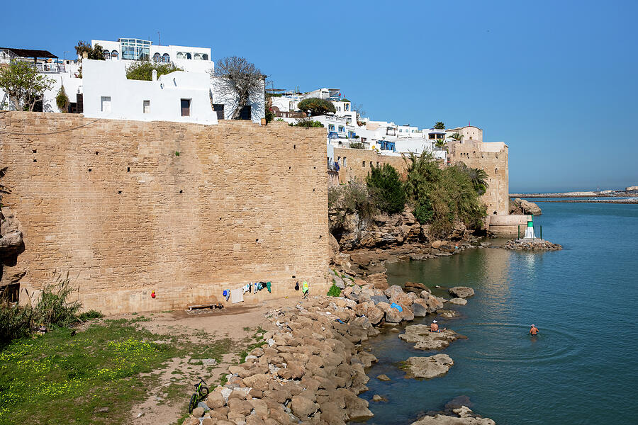 Swimming - Rabat Style Photograph by Bill Chardon Swimming - Rabat Style Photograph by Bill Chardon