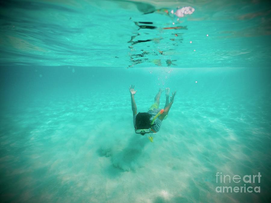 Swimming Under Photograph by Laura Forde