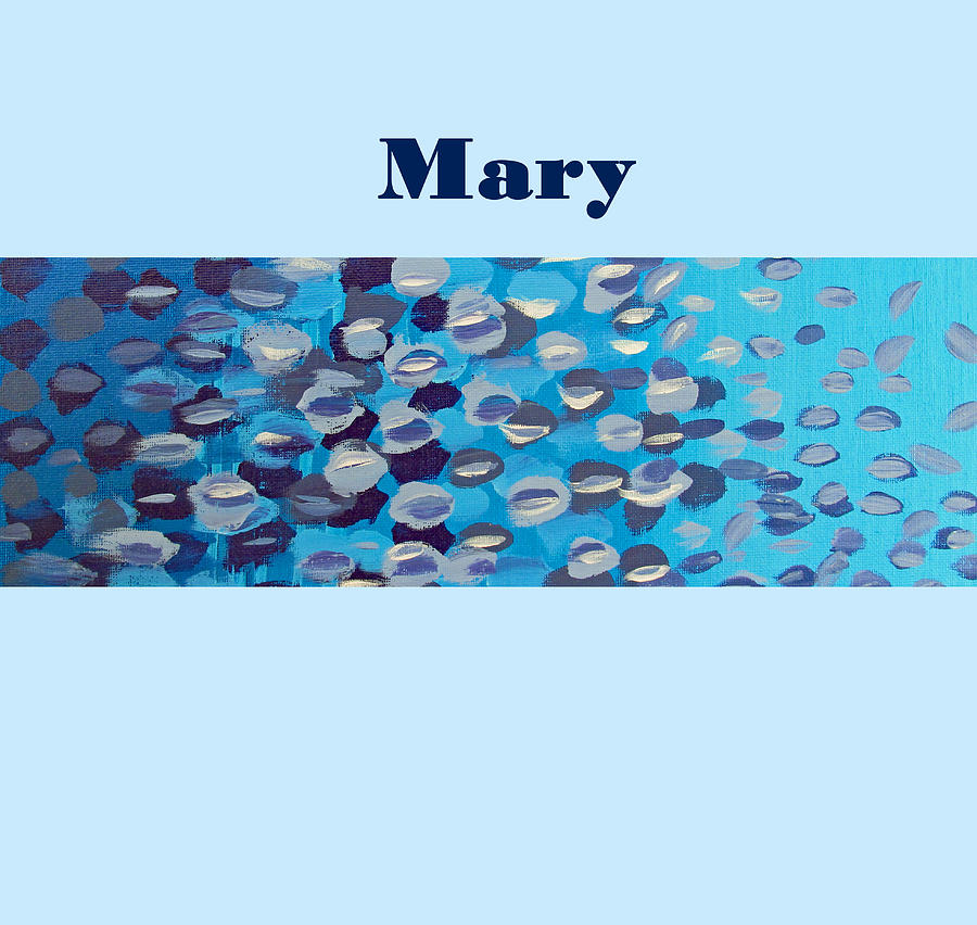 Swimmingly Panel Mary Digital Art by Corinne Carroll