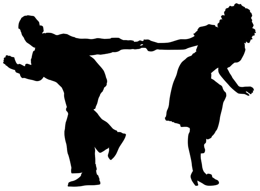 Swing dancers2 Poster nostalgia Painting by White Palmer | Pixels