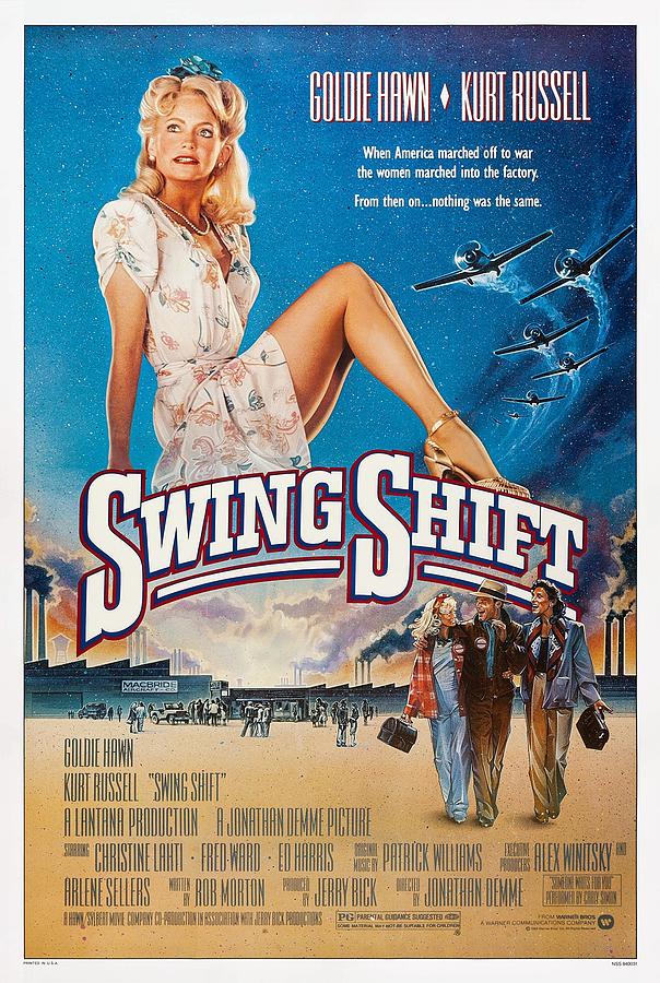 Swing Shift, 1984, movie poster Mixed Media by Movie World Posters