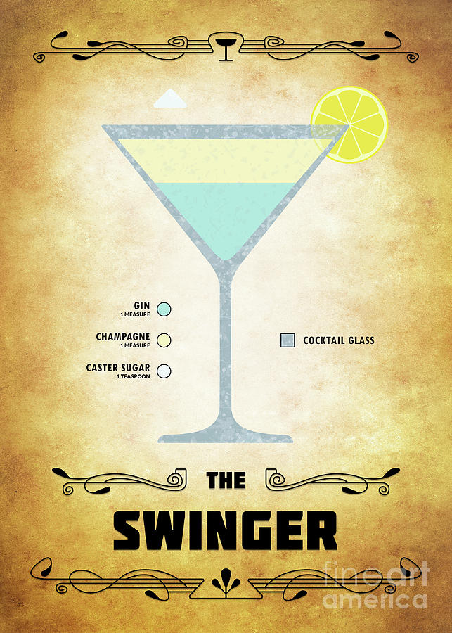 Swinger Cocktail - Classic Digital Art by Bo Kev