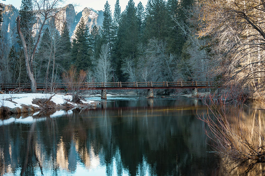 Swinging Bridge Yosemite Valley Photograph by Jason Berry Fine Art America