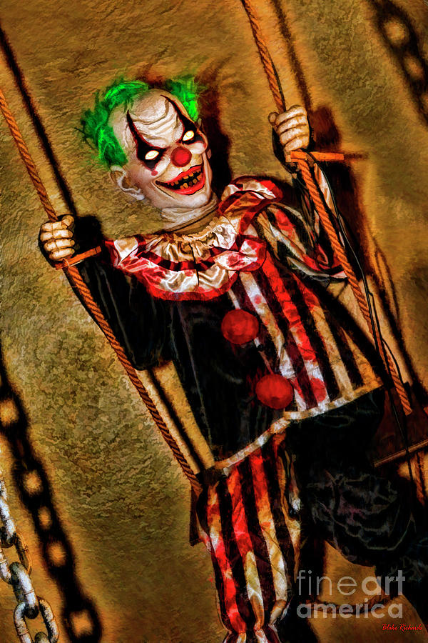 Swinging Clown Photograph by Blake Richards