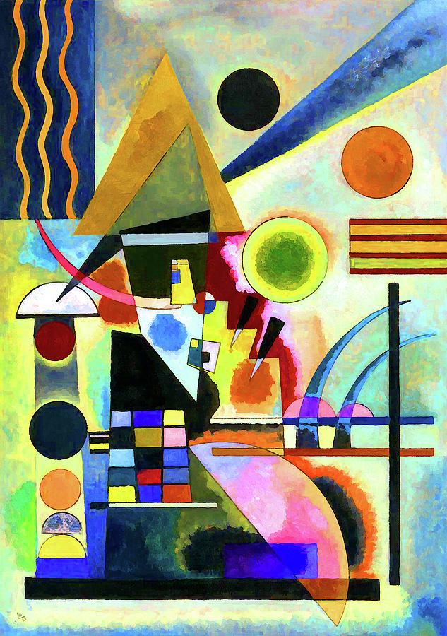 Swinging II Painting by Wassily Kandinsky