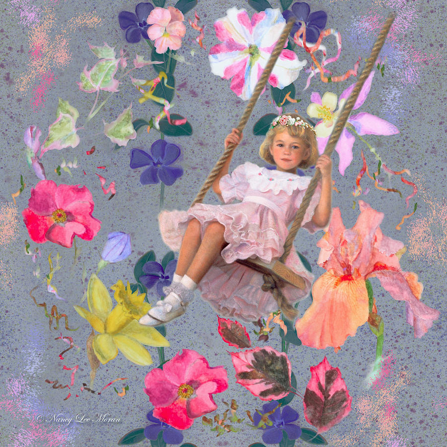 Swinging into Midsummer Painting by Nancy Lee Moran