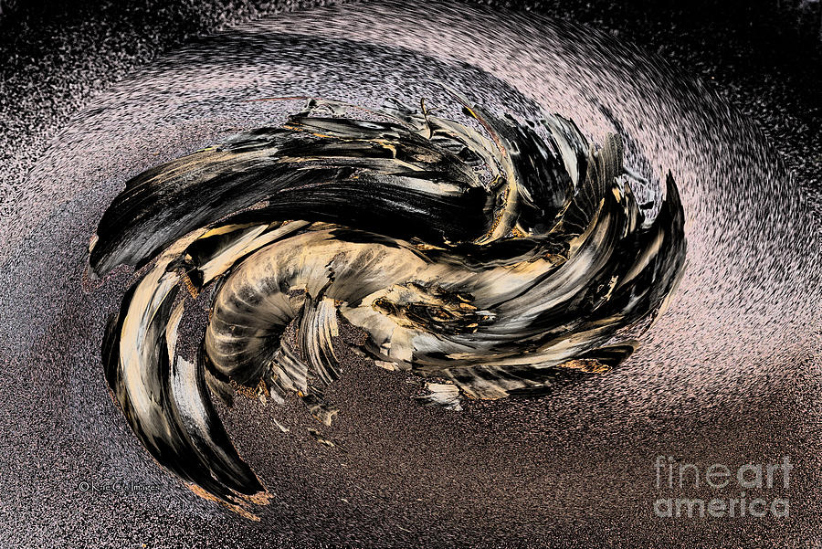 Swirl of Remnants Mixed Media by Kae Cheatham