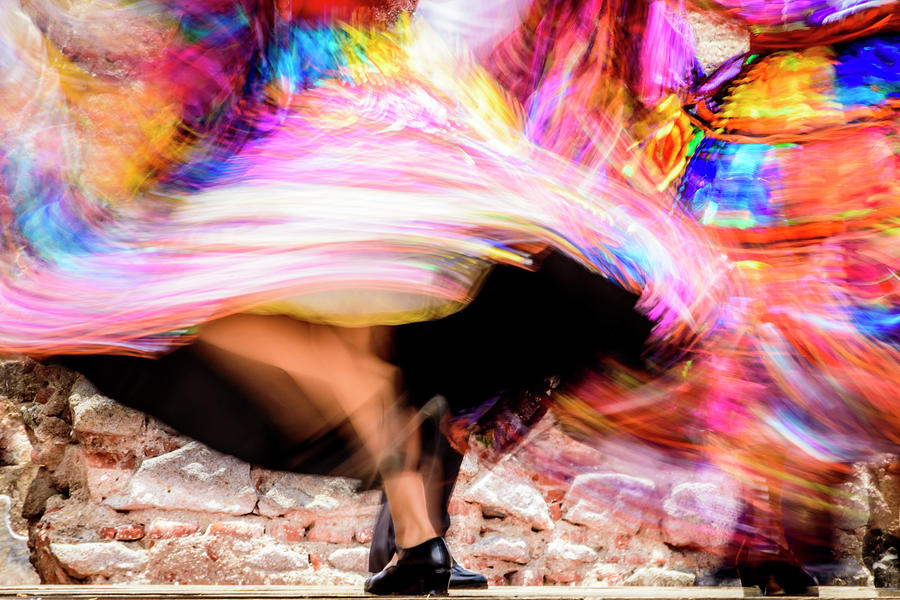 Swirling Mexican Skirts Photograph