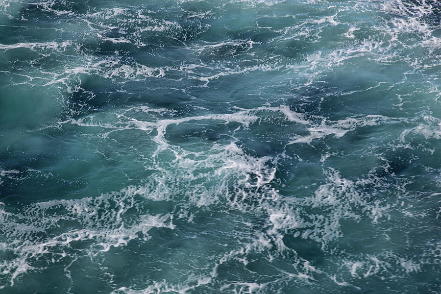 Swirling Waters at Sea 2 Photograph by John Haldane