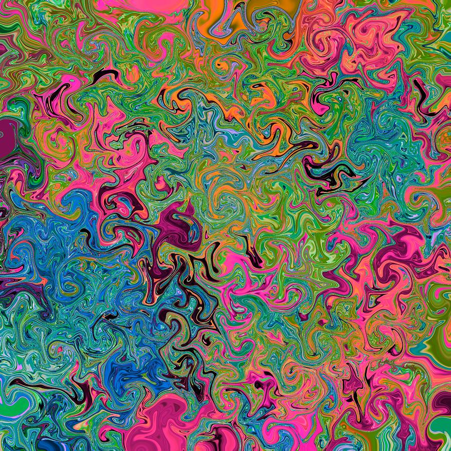Swirls #18 Painting by Maxim Komissarchik