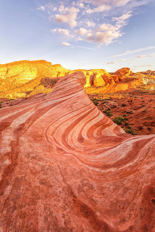 Swirls In The Desert Valley of Fire State Park #2 Photograph by Joseph S Giacalone