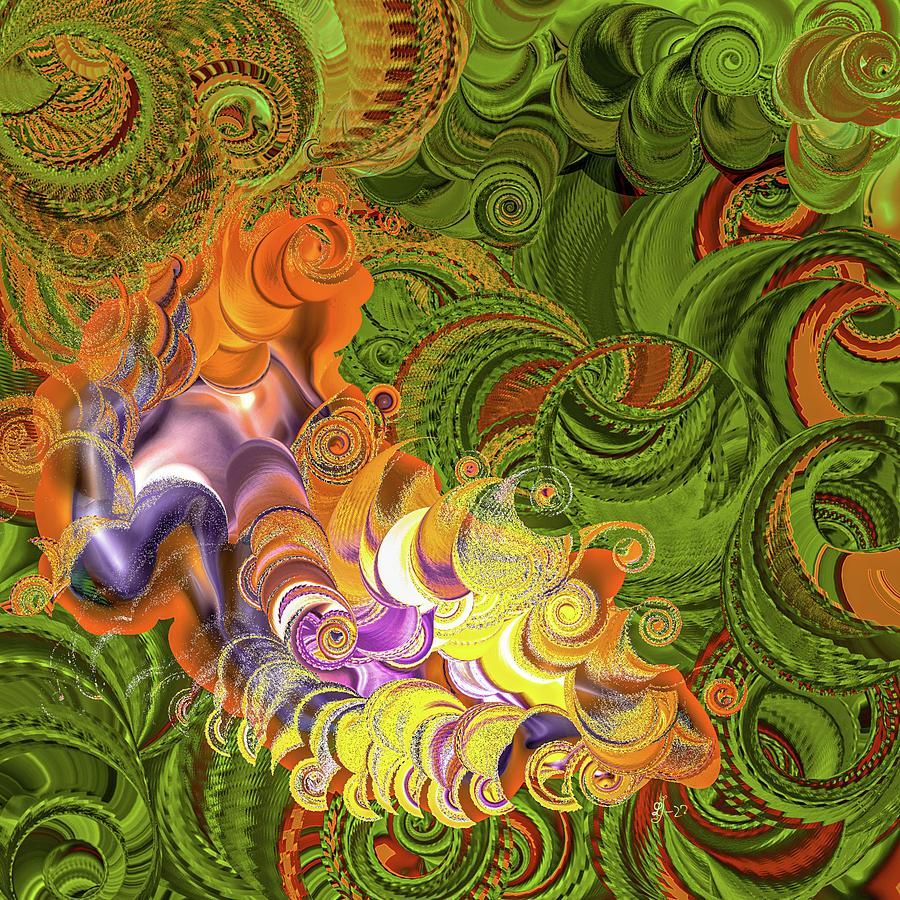 Swirls #m1 Digital Art by Leif Sohlman - Fine Art America