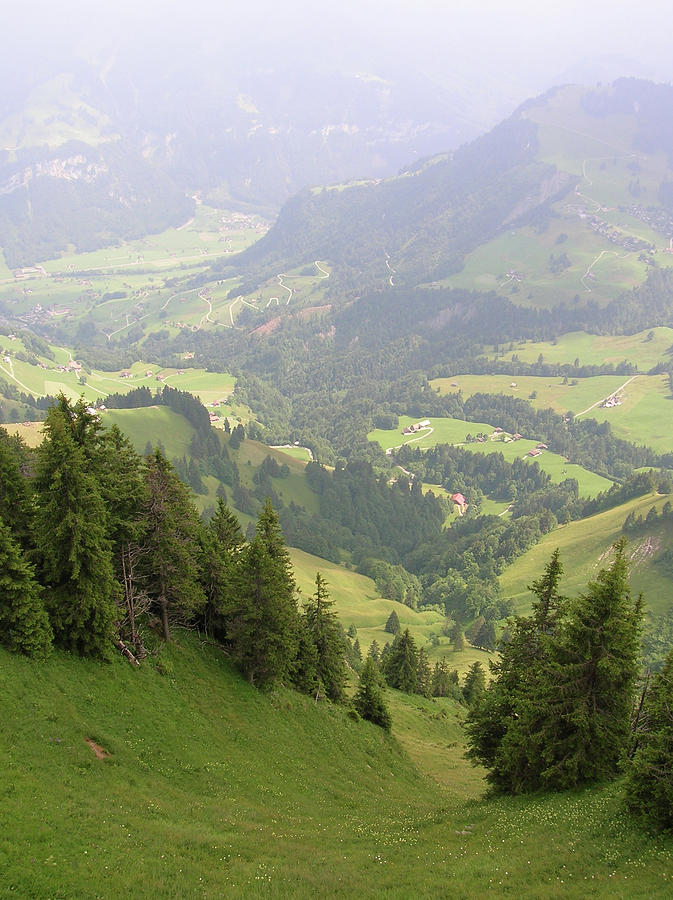 Swiss Alp Green Hill View Photograph by Caritas Creation Swiss Alp Green Hill View Photograph by Caritas Creation