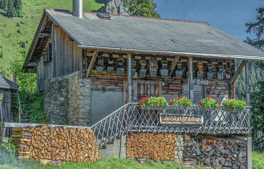Swiss Alpine Charm and Cow Bells Photograph by Marcy Wielfaert