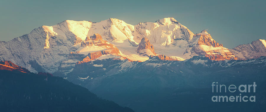 Swiss Alps Photograph by Henk Meijer Photography