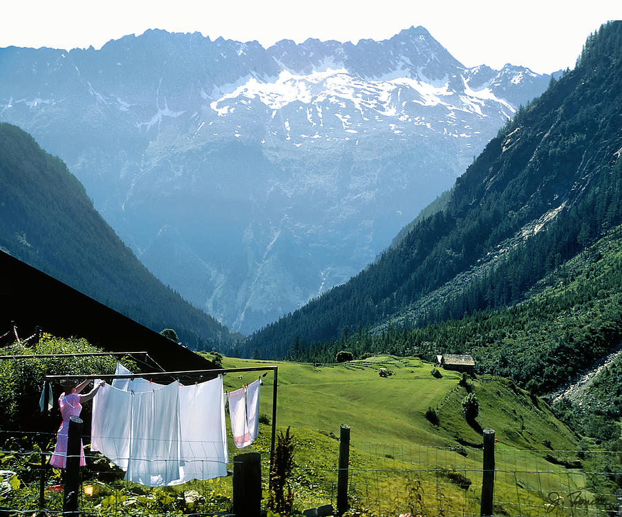 Swiss Laundry Photograph by Joe Bonita
