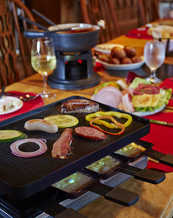 Swiss Raclette and Fondue Photograph by BrentBinghamPhotography.com