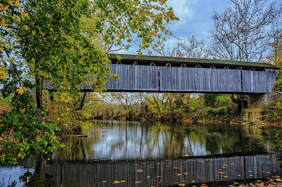 Architecture Photograph - Switzer Covered Bridge by Barry Fowler