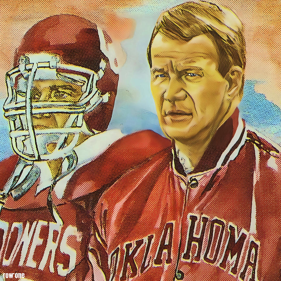 Switzer on the Sidelines  Mixed Media by Row One Brand