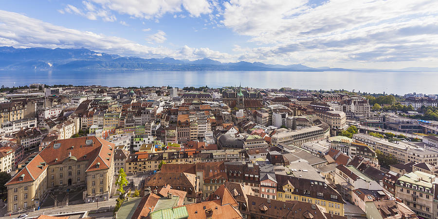Switzerland, Lausanne, cityscape Photograph by Westend61