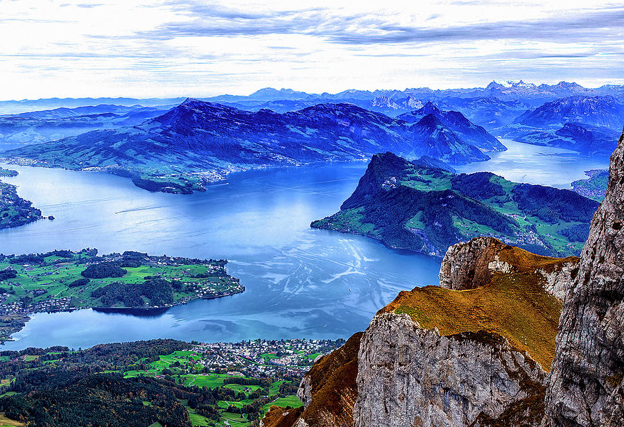 Switzerland Mountain Lake Photograph by Robert Bolla