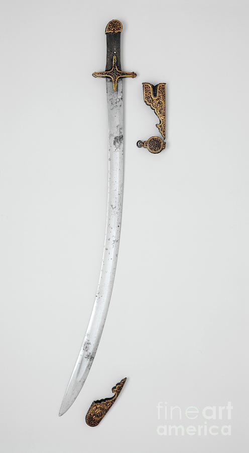 Sword With Scabbard Photograph by Granger