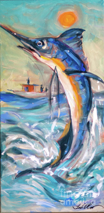 Swordfish Painting by Linda Olsen