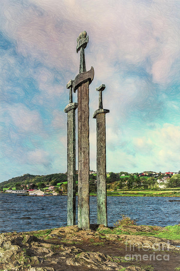 Swords in the Rock Photograph by Ian Lewis - Fine Art America