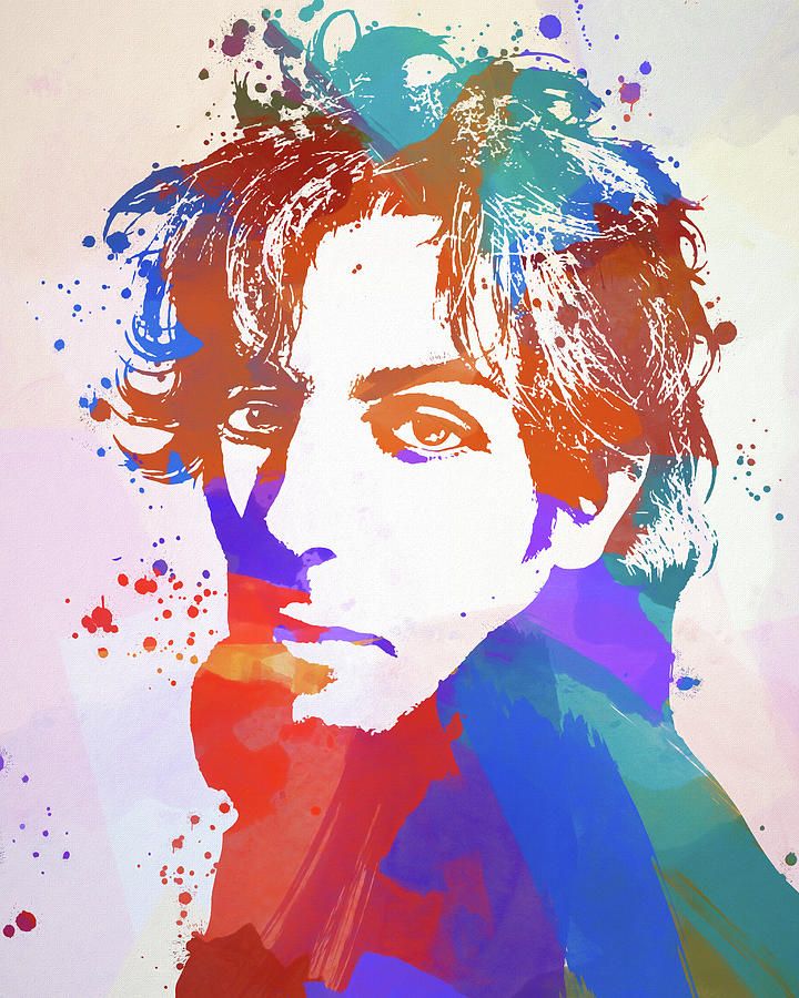 Syd Barrett Color Splash Painting by Dan Sproul