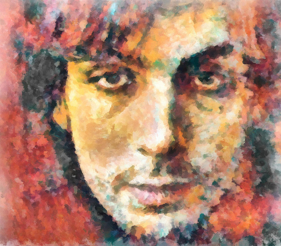Rock And Roll Painting - Syd Barrett by Dan Sproul