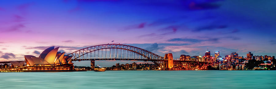 Sydney Harbour Skyline Photograph by Sean Davey - Pixels