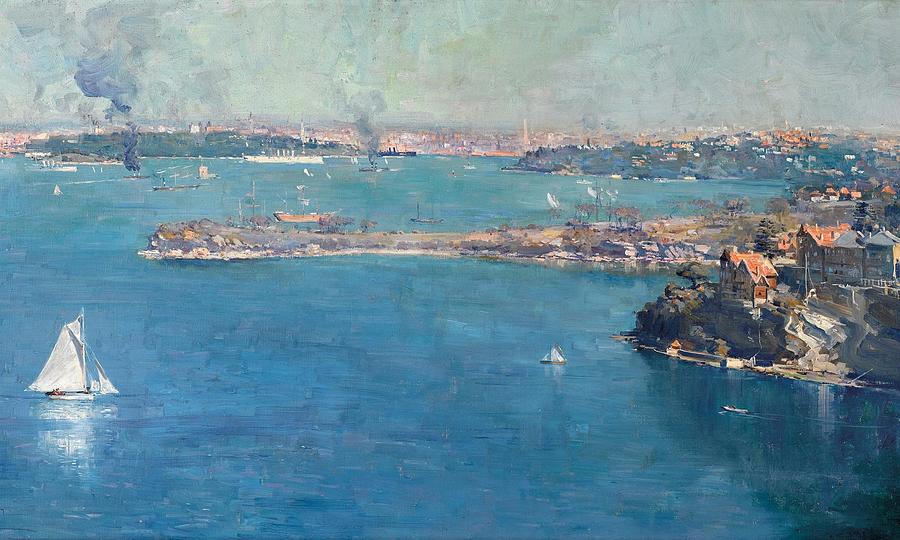 Sydney Harbour Painting by Arthur Streeton