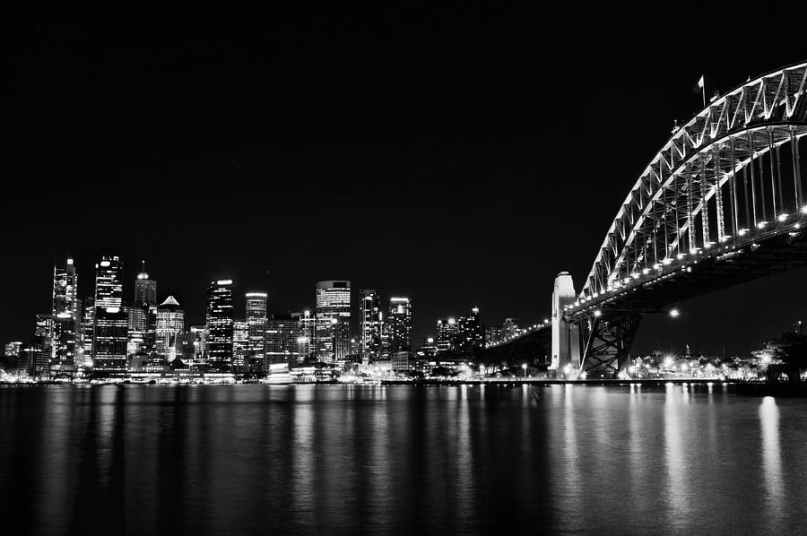 Sydney Harbour Bridge and City Center from Harbour Photograph by By Duke.of.arcH - www.flickr.com/photos/dukeofarch/