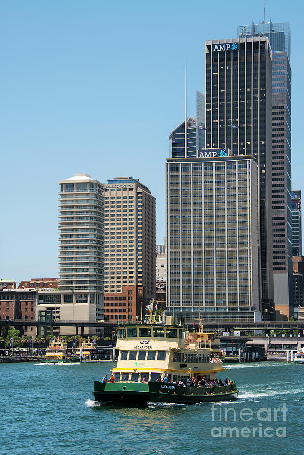 Sydney Harbour Ferryboat Photograph by Bob Phillips