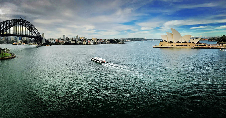 Sydney Harbour Panorama Photograph by Sarah Lilja