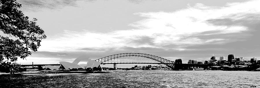 Sydney Icons B-W Photograph by VIVA Anderson