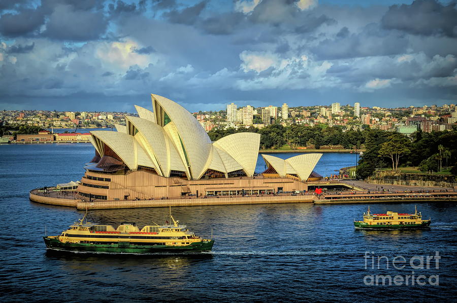 Sydney Opera House Australia Photograph by Diana Mary Sharpton