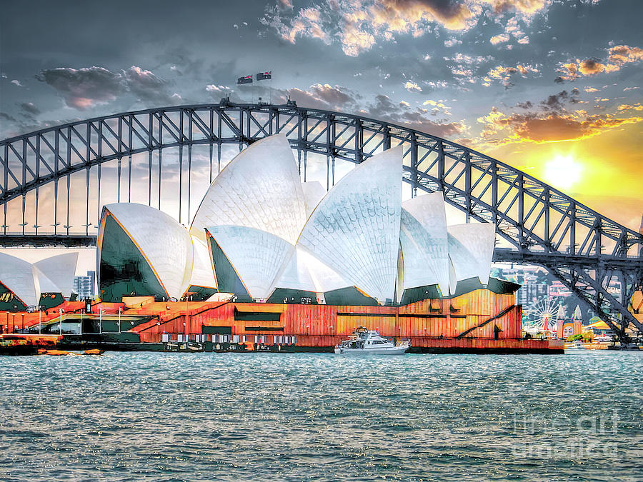 Sydney Opera House   Australia  Photograph by Elaine Manley