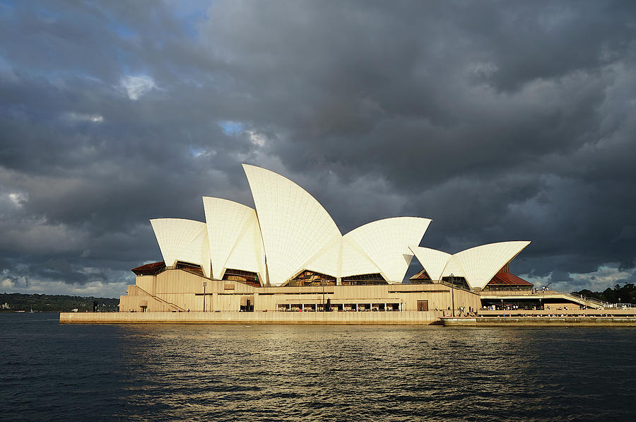Sydney Opera House - Stormy 2 Photograph by Richard Reeve
