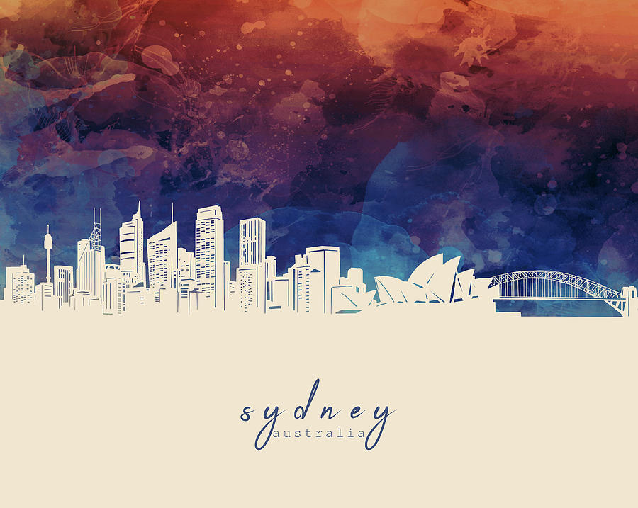 Sydney Skyline Panorama 3 Digital Art