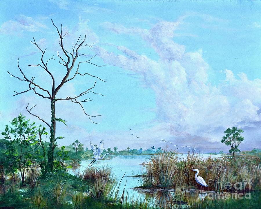 Bird Painting - Sykes Creek by AnnaJo Vahle