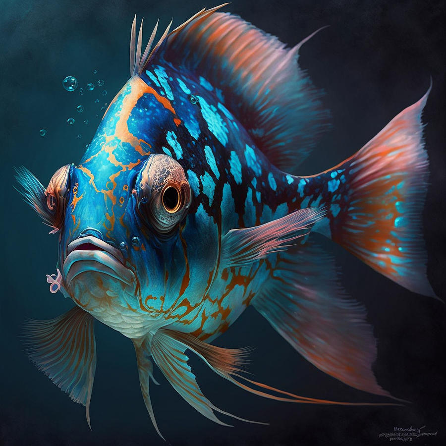 Sylish Fish Digital Art by Michael Jones - Fine Art America