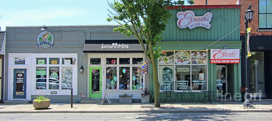 Sylvania Ohio Sidewalk Shops 7802 Photograph by Jack Schultz
