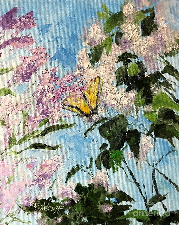 Butterfly Painting - Symbolic by Lori Pittenger