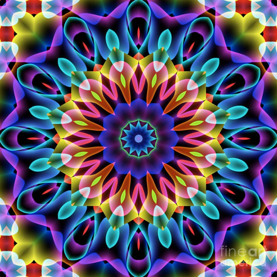 Symmetry 1094 Mandala Inspired Creation Digital Art