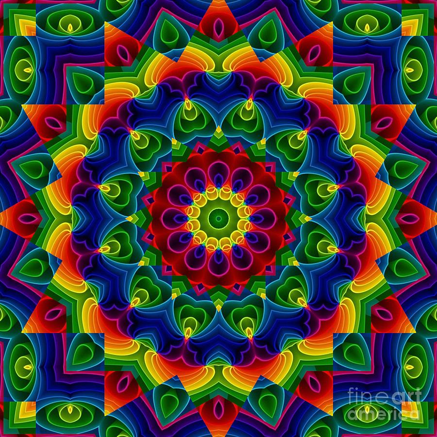 Symmetry 1098 Mandala Inspired Creation Digital Art