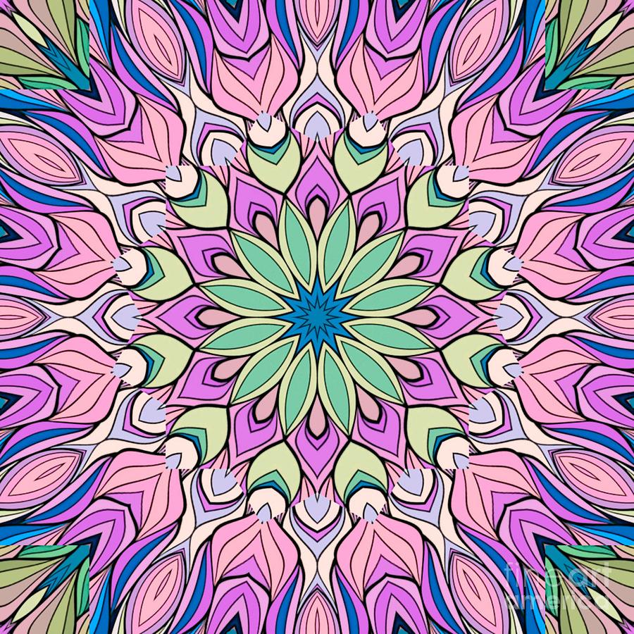 Symmetry 1100 Mandala Inspired Creation Digital Art