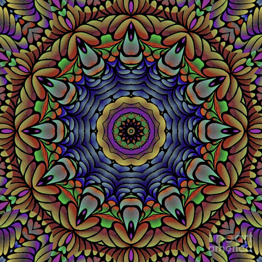 Symmetry 1104 Mandala Inspired Creation Digital Art